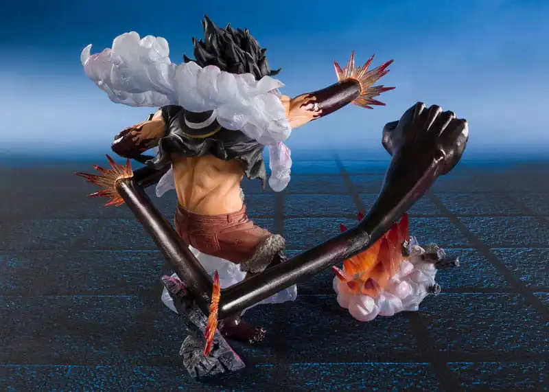 One Piece Figuarts ZERO Extra Battle PVC Statue Monkey D. Luffy Gear 4 Snake Man King Cobra 21 cm